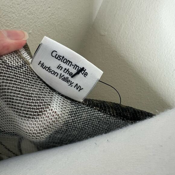 Sharon London Lucia Swing Dress Large Brown Knitted Mini Abstract Artsy Boho Geo - Picture 6 of 7